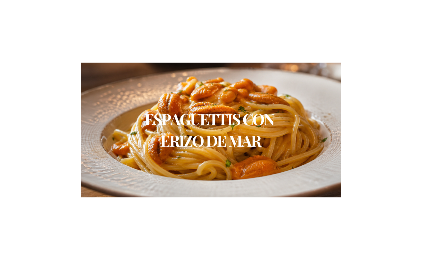 Espaguetis con erizo de mar | Receta gourmet fácil y deliciosa
